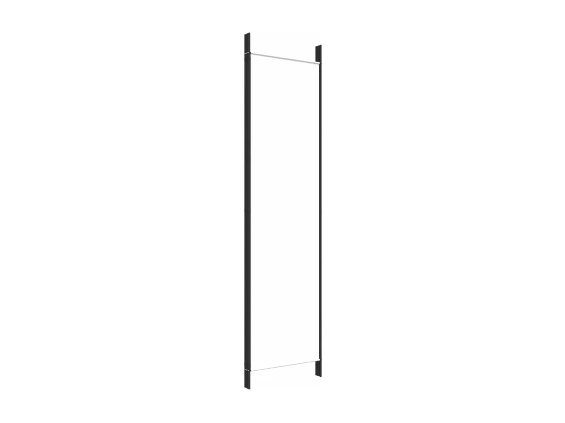 Cloison de séparation 4 panneaux Blanc 200x200 cm Tissu