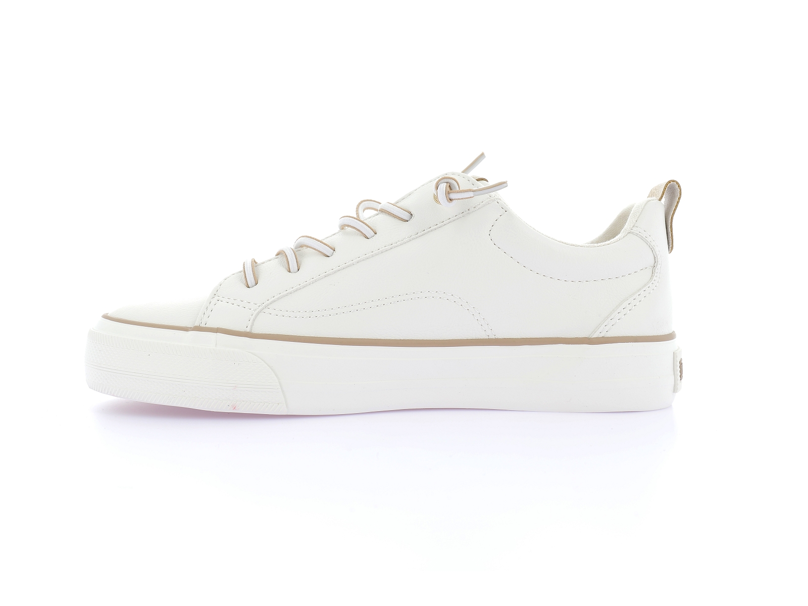 Mustang-1272 311 Synthétique Blanc Beige