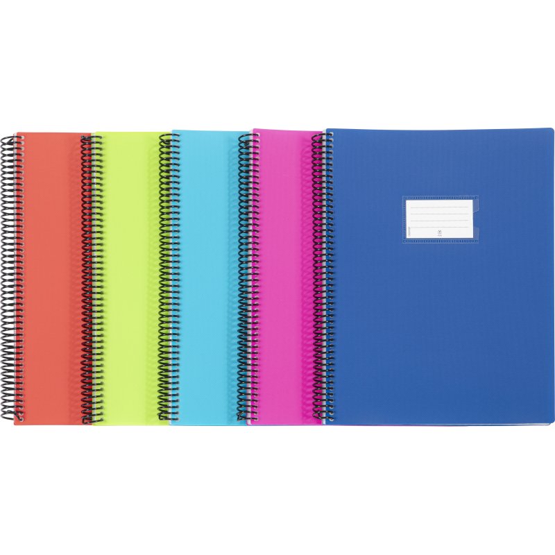 Protège-documents 40 pochettes - 80 vues spirales - A4 polypropylène - FEEL'EASY VIQUEL - coloris assortis