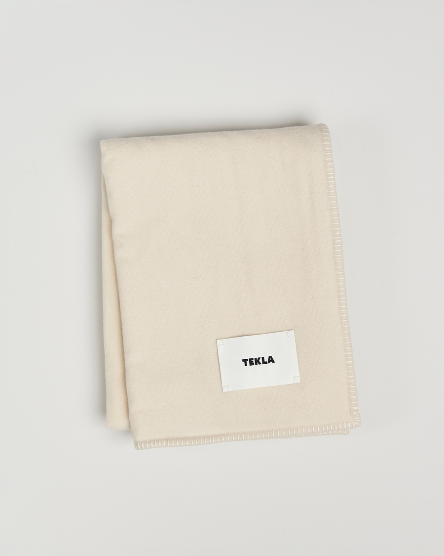 Tekla Lambswool Blanket Snow