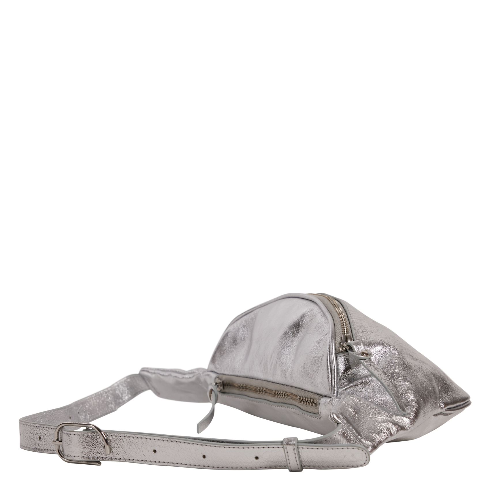 TRACY - Sac banane en cuir| Gris
