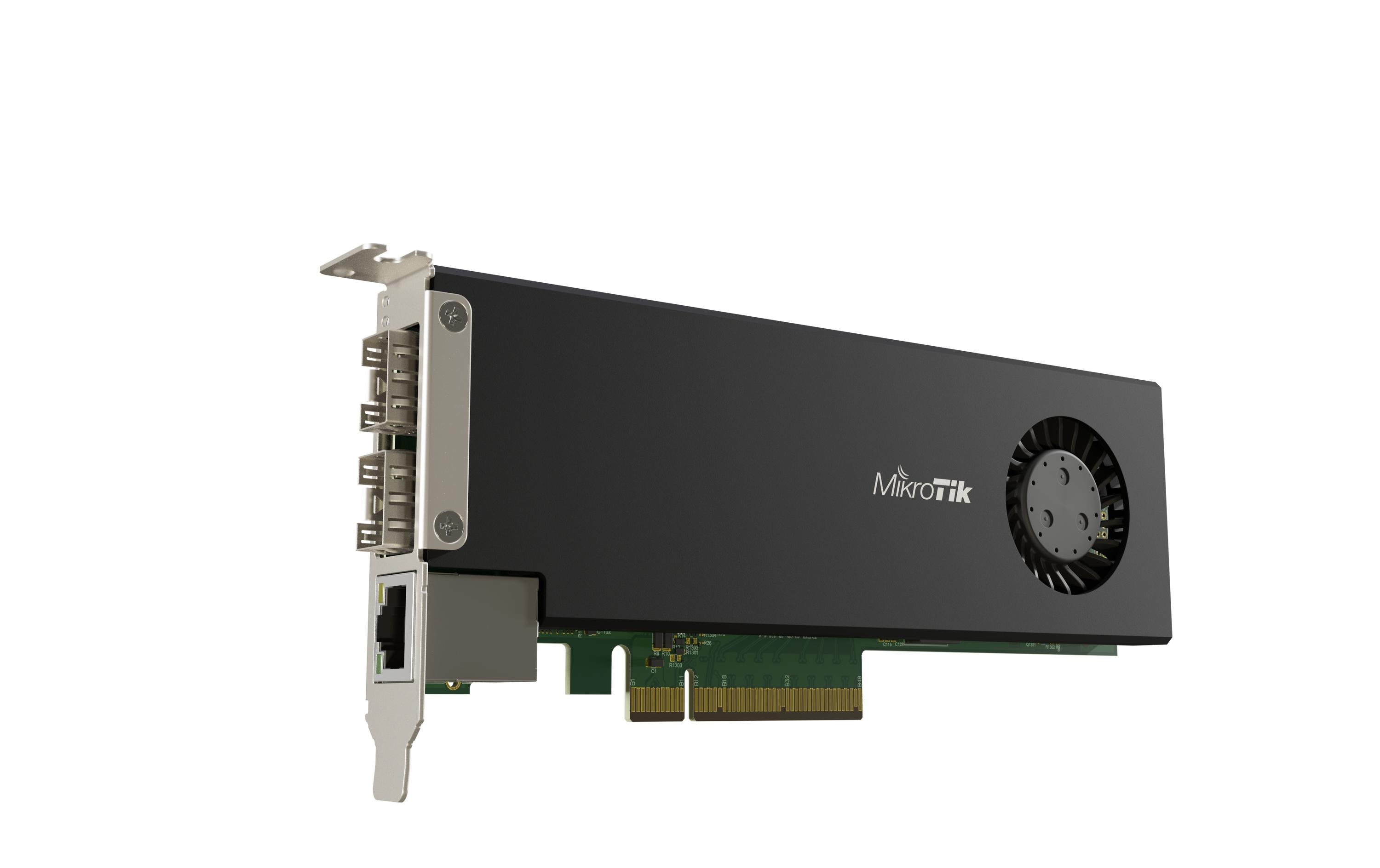 SFP28 Netzwerkkarte CCR2004-1G-2XS-PCIe PCI-Express x8<br>CCR2004-1G-2XS-PCIe