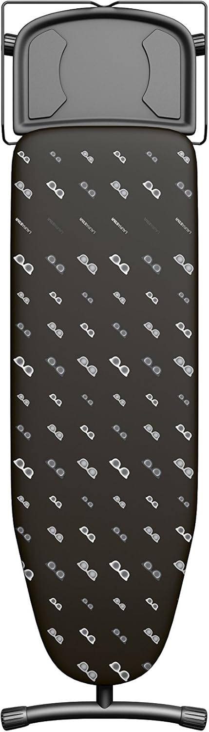 Laurastar Bügelbrett Comfortboard Glasses, 38cm x 120cm, 100 % Baumwolle, Für meisten Dampfbügelstationen geeignet ist, Verstellbar höhe, Universal-Bügeleisenablage, 7.3Kg, Bequeme Lagerung