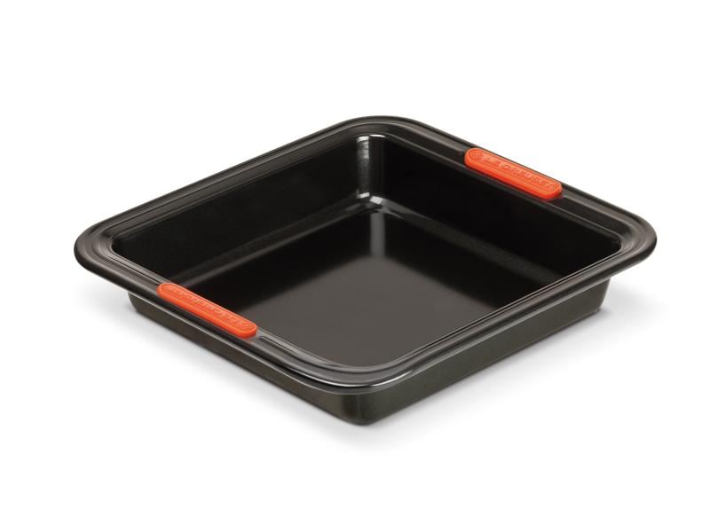 Le Creuset Backform eckig 23 cm x 23 cm Quadratische Backform aus Karbonstahl