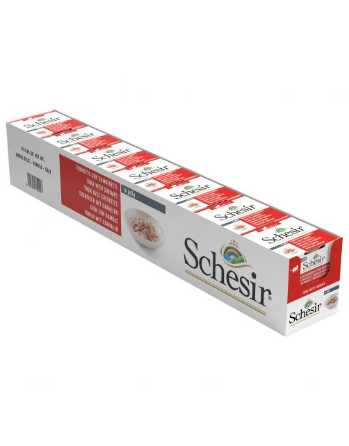 Schesir Kat Blik Gelei Vis 85 g - Kattenvoer