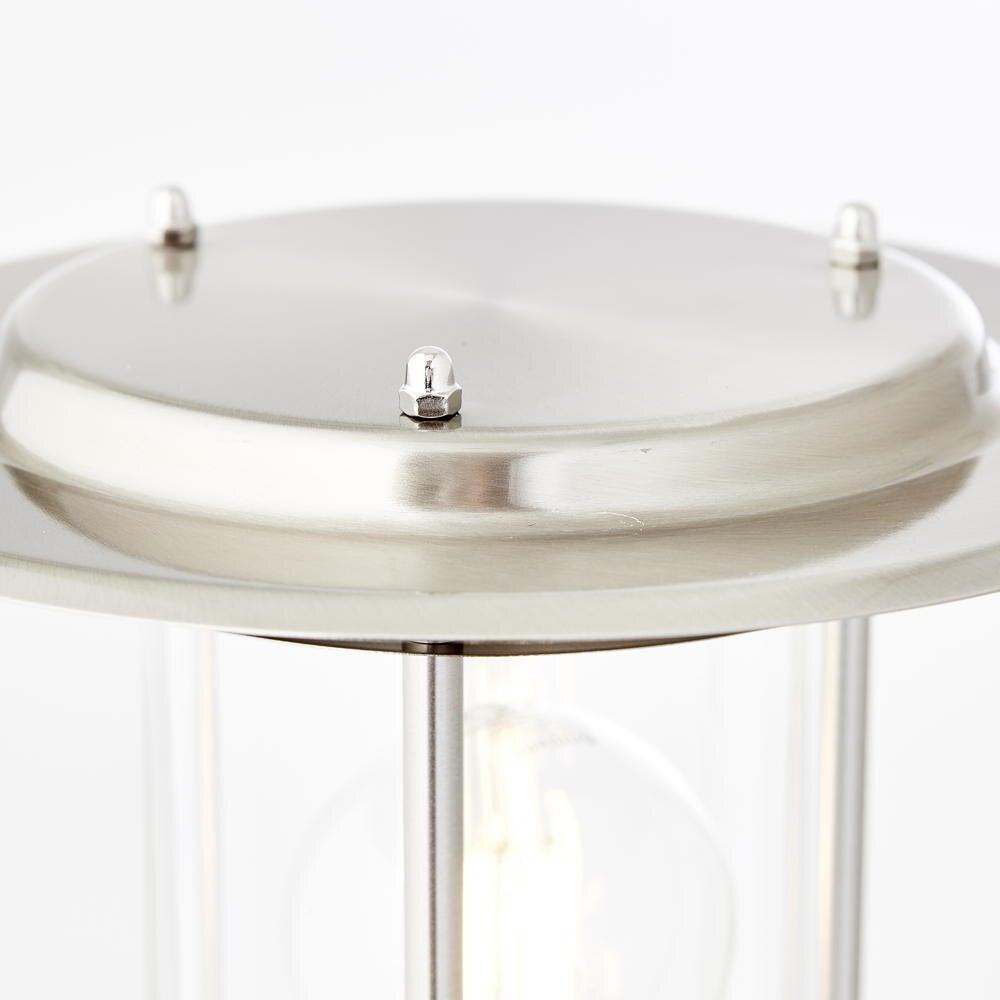 York padverlichting in zilver E27 IP44