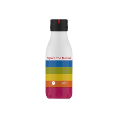 Les Artistes Paris - Gourde Bouteille isotherme 280 ml - Camera - acier inoxydable