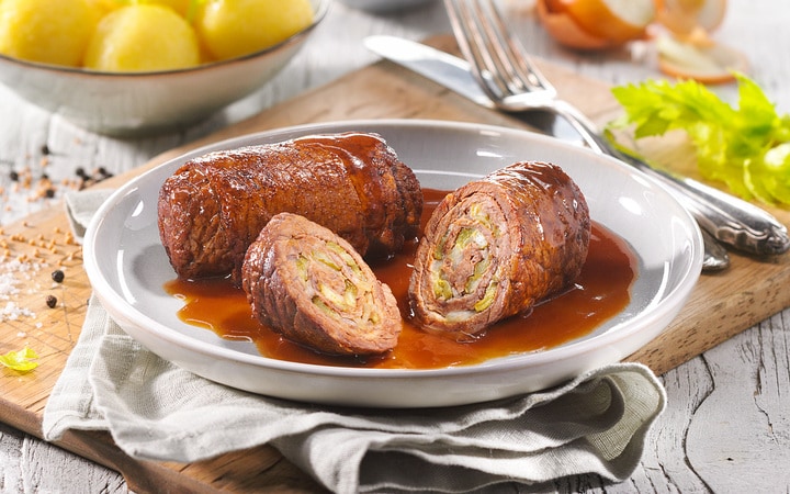 Rinderrouladen in Bratensoße portofrei bestellen!