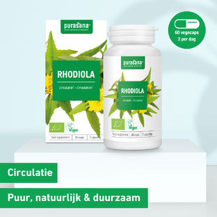 Purasana Rhodiola Rozenwortel Vegacaps 60VCP