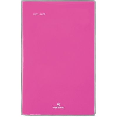 Agenda Colorside - 1 semaine sur 2 pages - 10 x 15 cm - rose - Oberthur