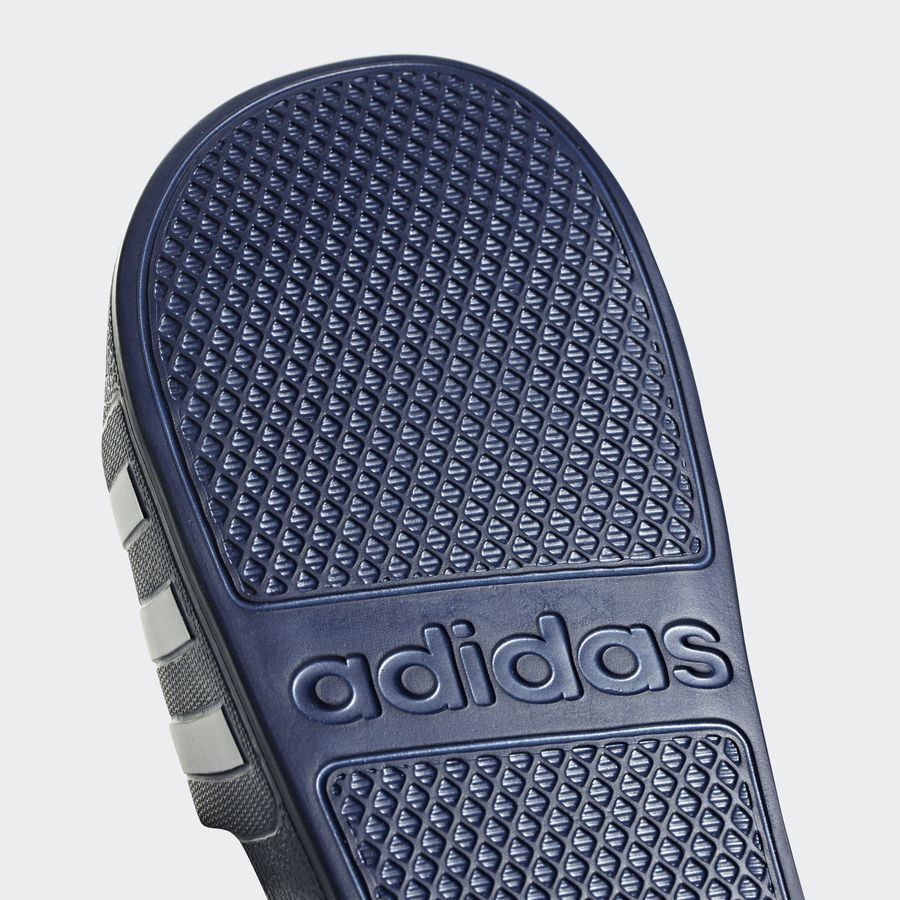 adidas Claquettes adilette - Bleu/Blanc