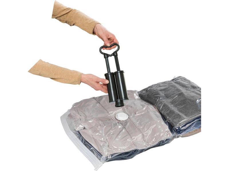 Wenko Vakuumbeutel Reise-Set 40 cm/50 cm x 60 cm/70 cm, 6 S Vakuum Aufbewahrungssystem