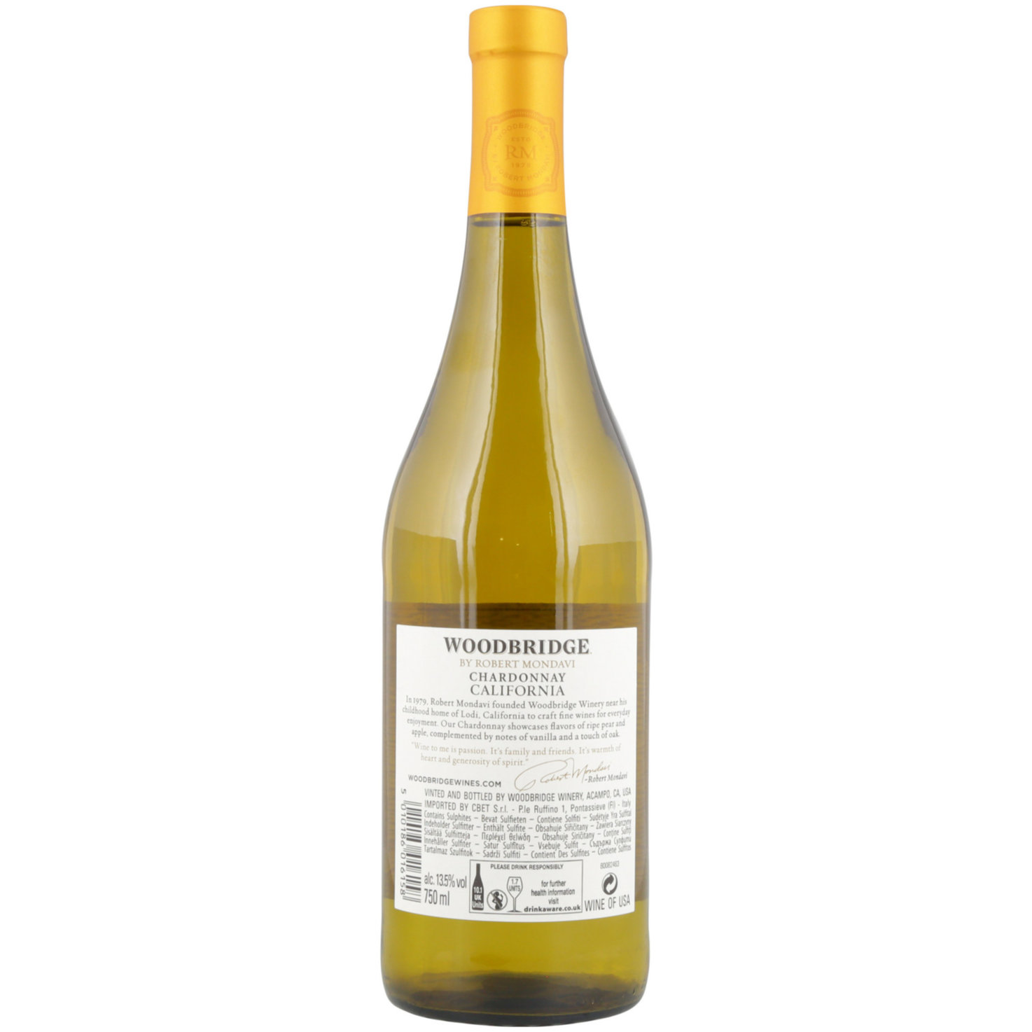 Chardonnay Woodbridge Robert Mondavi -75cl