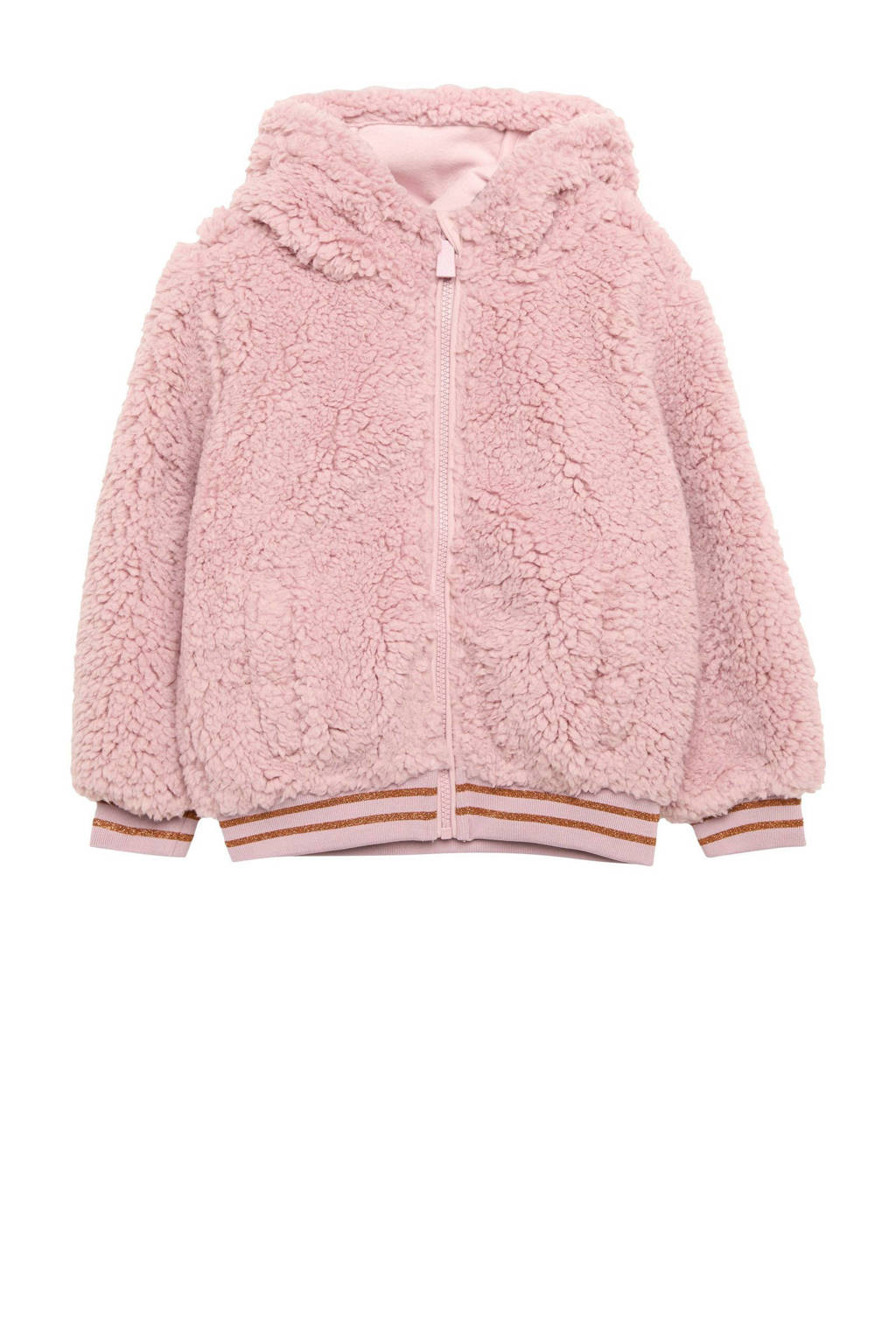 s.Oliver teddy tussenjas roze