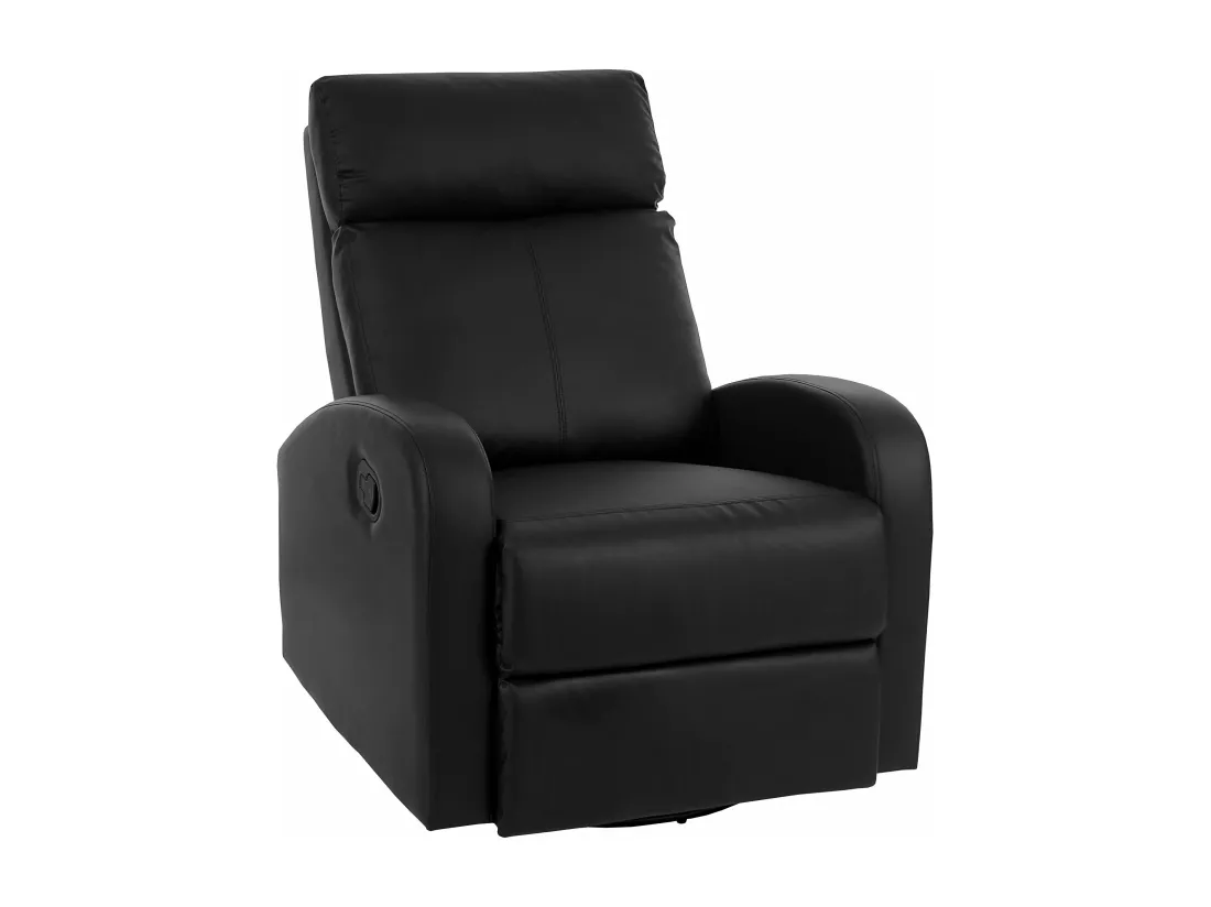 Fauteuil TV premium fauteuil PVC noire 75 x 96 x 100 cm 04_0003169