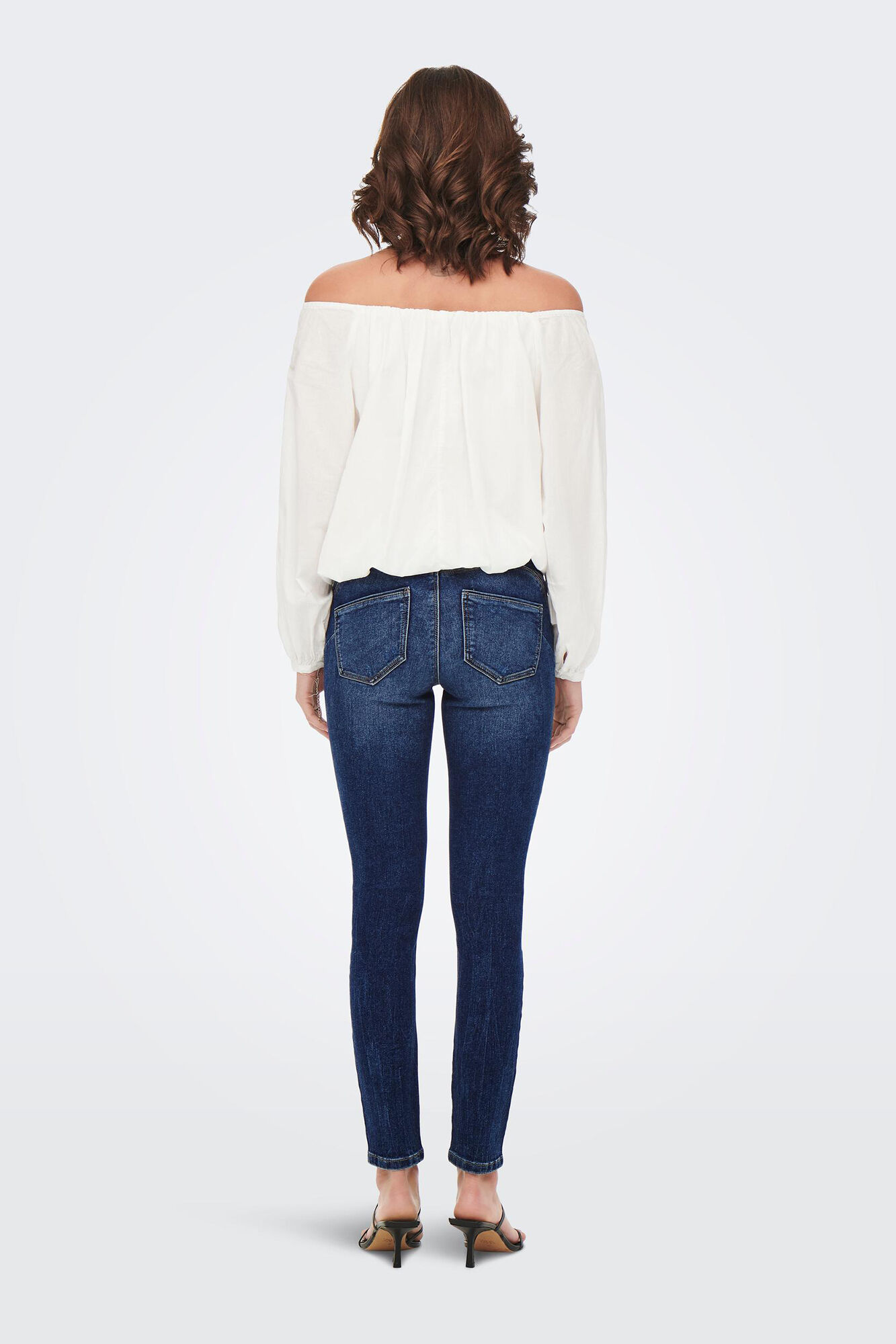 calça jeans skinny elástica