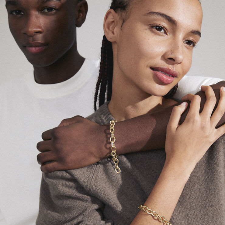 Pilgrim AMIRI recycled bracelet gold-plated Guld