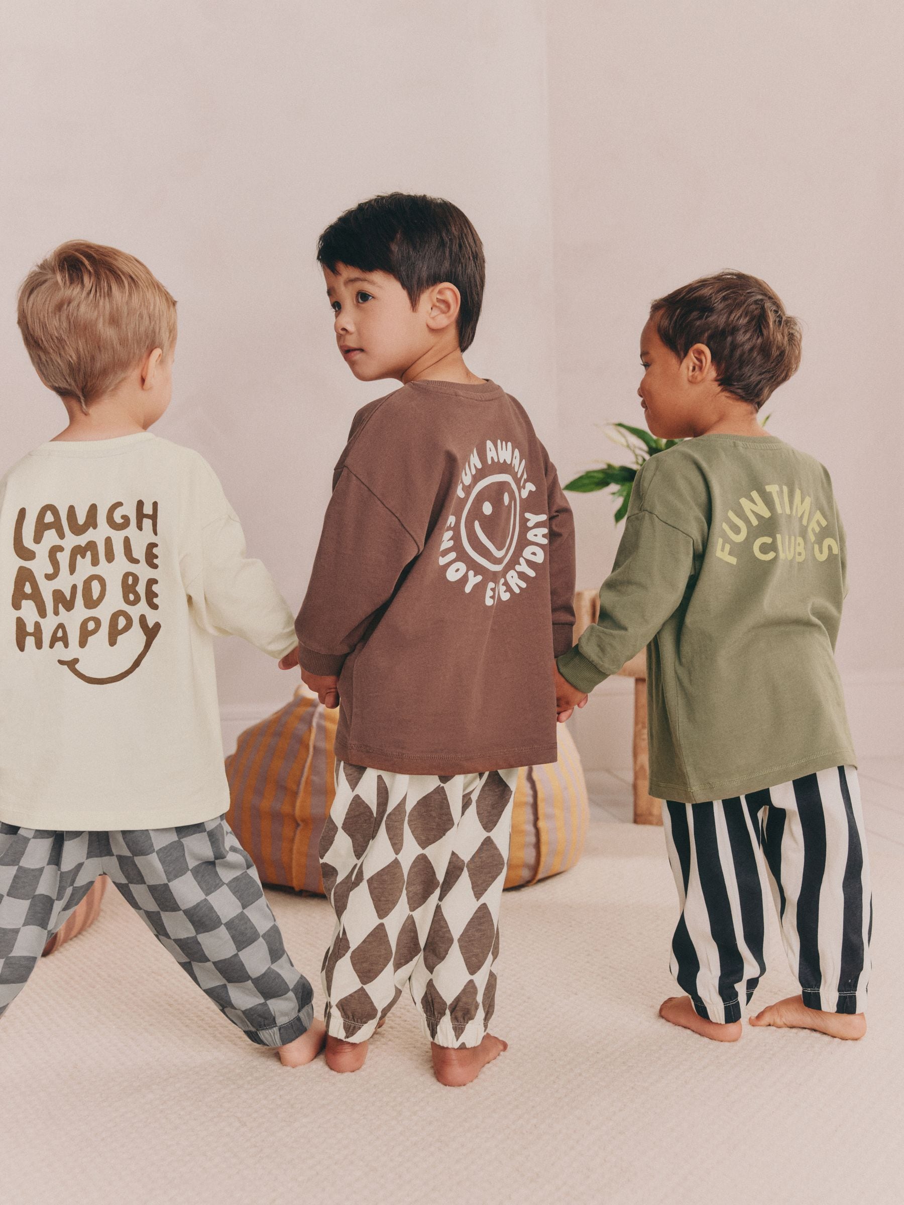 Multi - Verpakking van 3 oversized pyjama's 3 (9mnd -10jr)