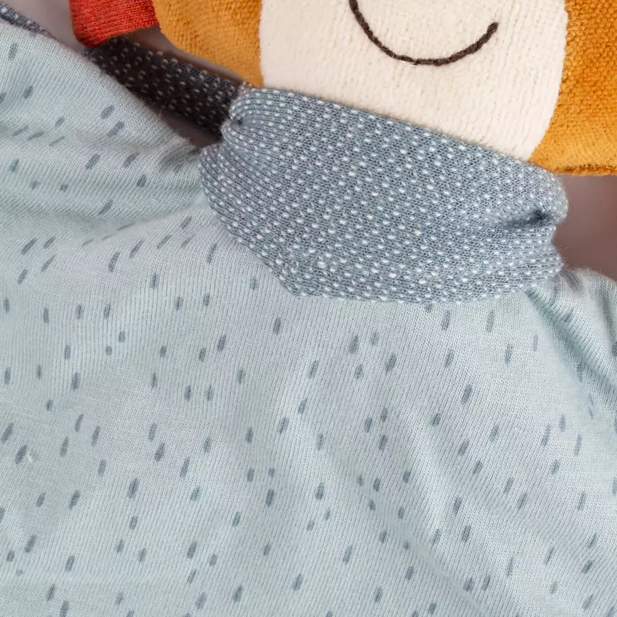 sigikid® Schnuffeltuch Löwe Yellow blauorange