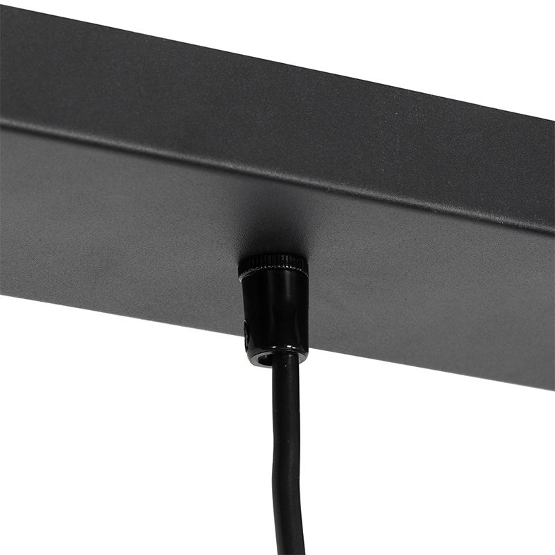Moderne hanglamp zwart 5-lichts - Jeana