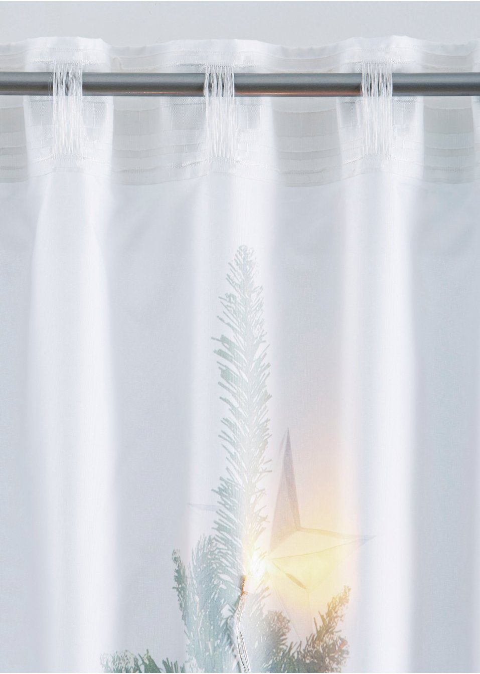 Panneau à LED imprimé sapin de Noël (1 pce.)