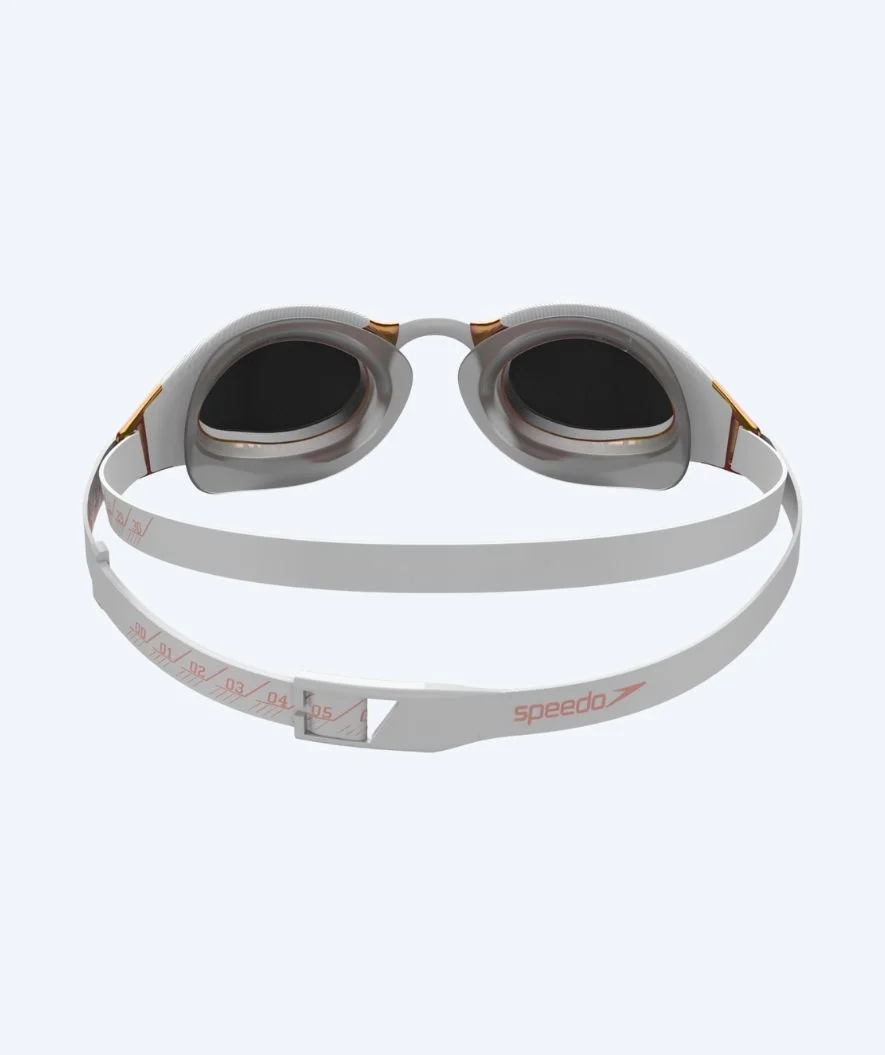 Speedo Elite svømmebriller - Fastskin Hyper Elite Mirror - Guld/hvid