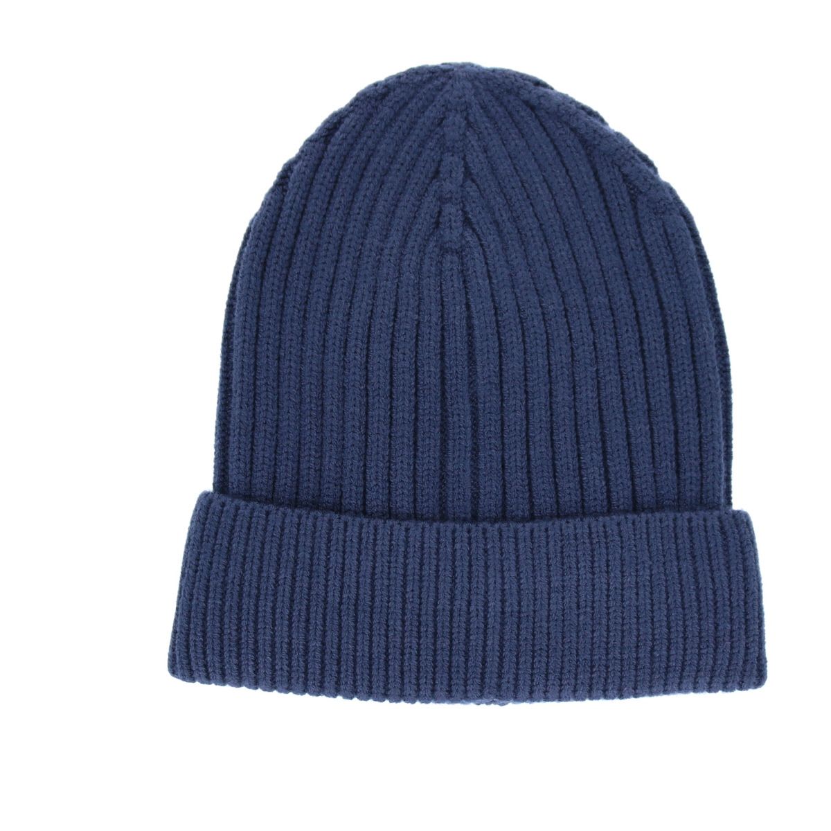Bonnet côtelé bleu marine adulte Amande