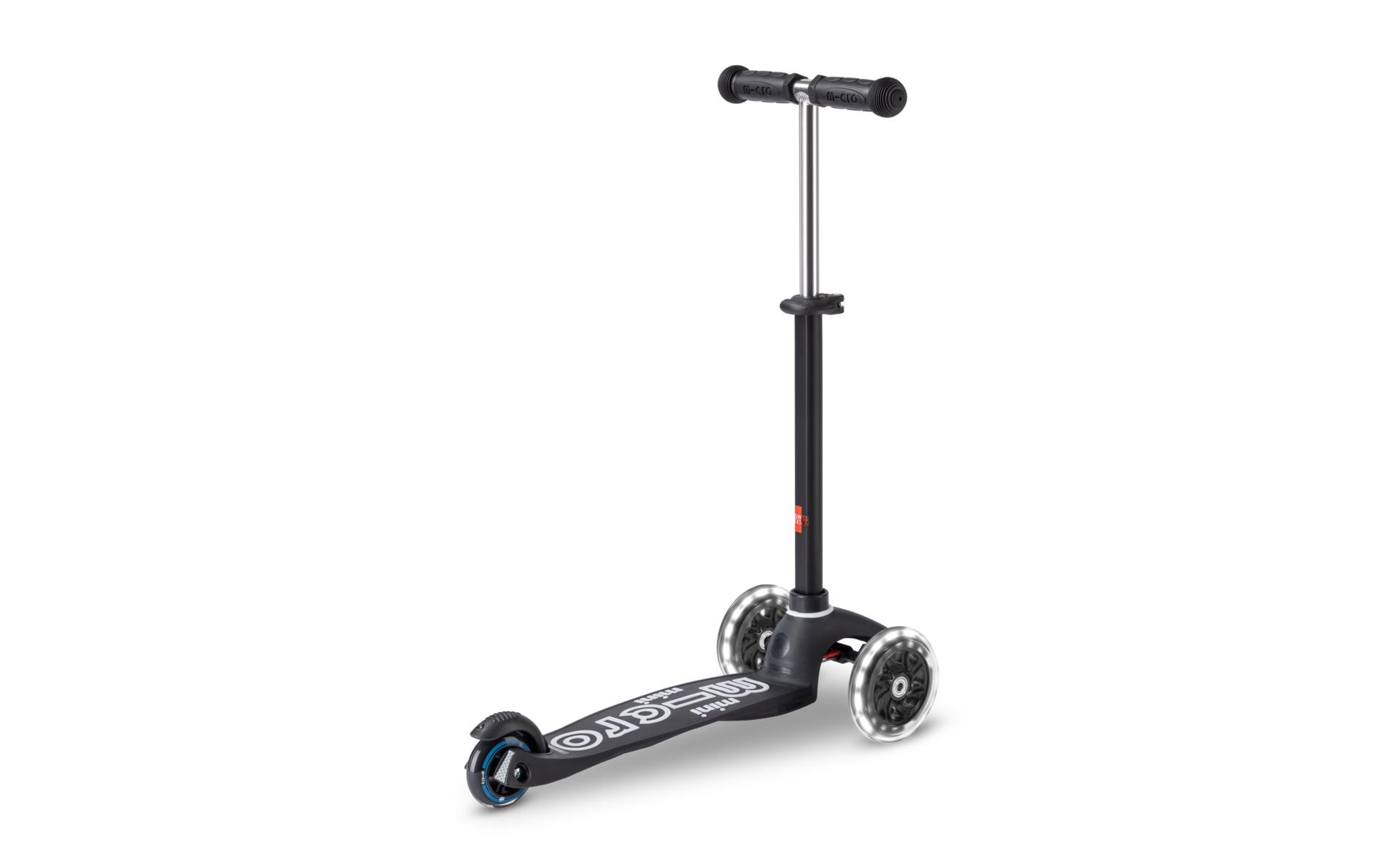 Kickboard Mini Micro Deluxe Eco SchwarzKids Scooter aus recycelten Fischernetzen