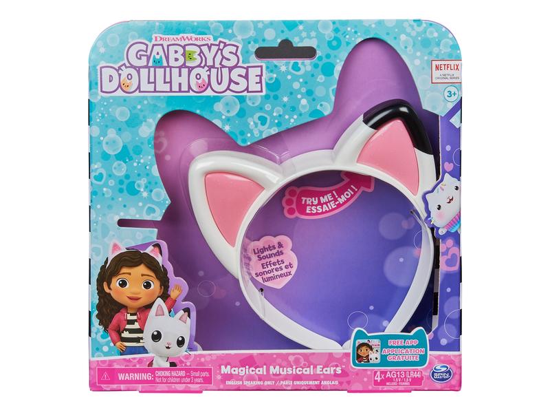 Spinmaster Gabby‘s Dollhouse – Magical Music Ears -EN- Haarreif mit Katzenohren