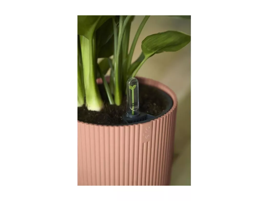 Pot de fleurs Rond VIBES - Plastique - Ø 22 - Rose poudré
