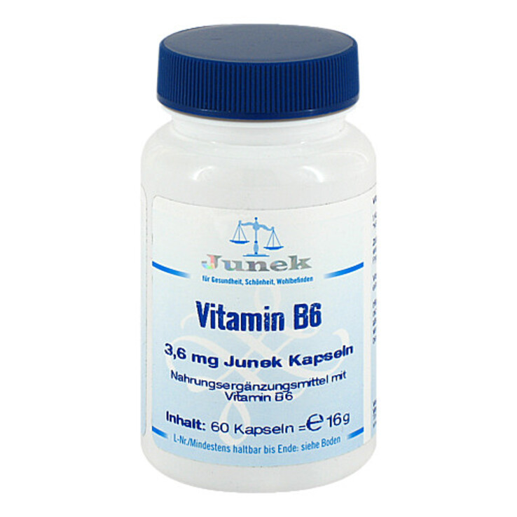 Vitamin B6 3,6 mg Junek Kapseln, 60 St