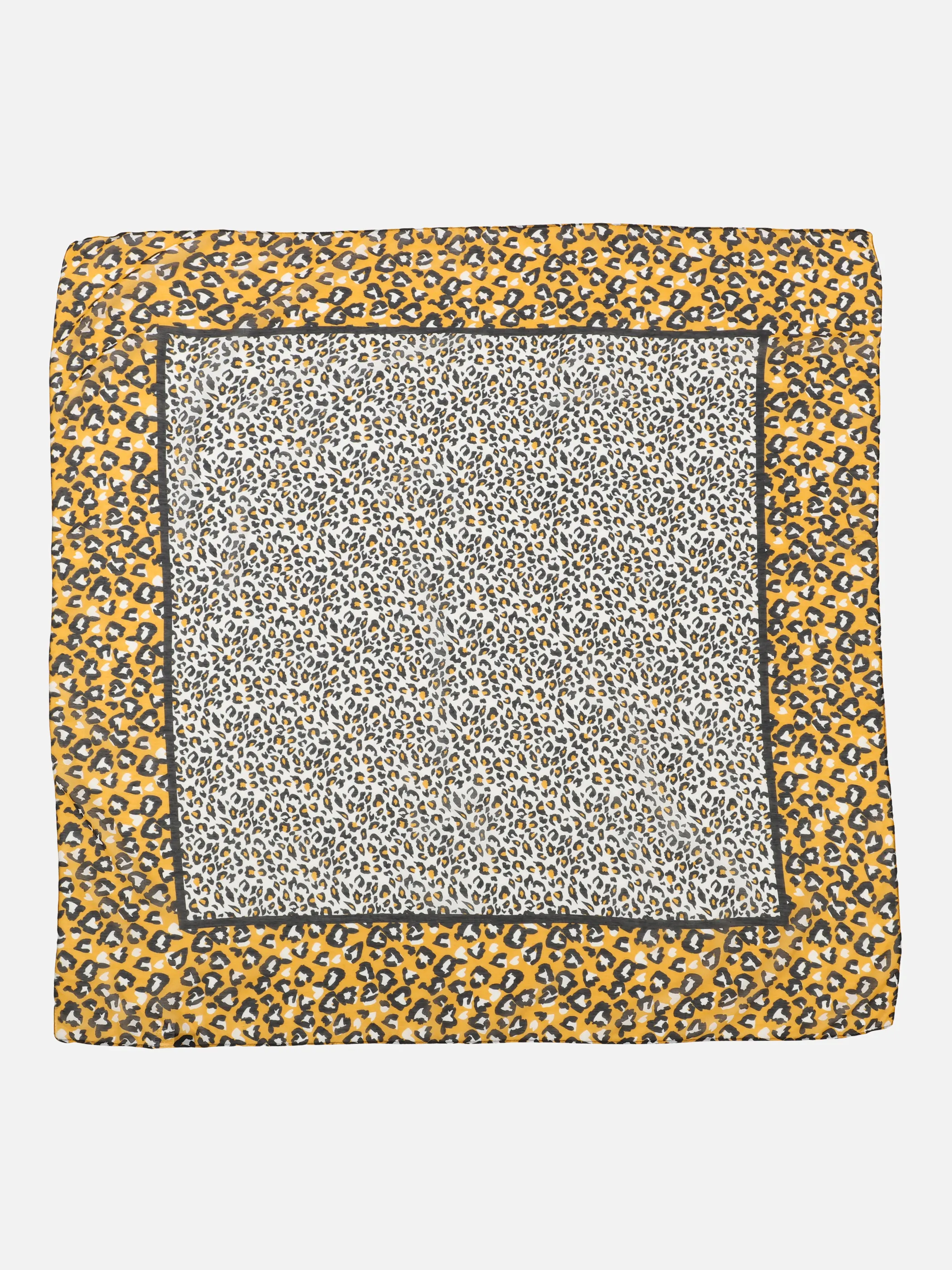 Damen Schal mit farbigem Leoprint