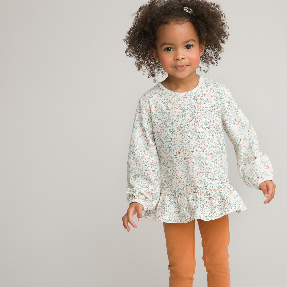 COLEÇÃO LA REDOUTE<br>Conjunto de 2 camisetas de algodão, estilo camisa