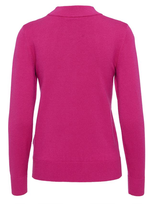 Pullover mit Stehkragen