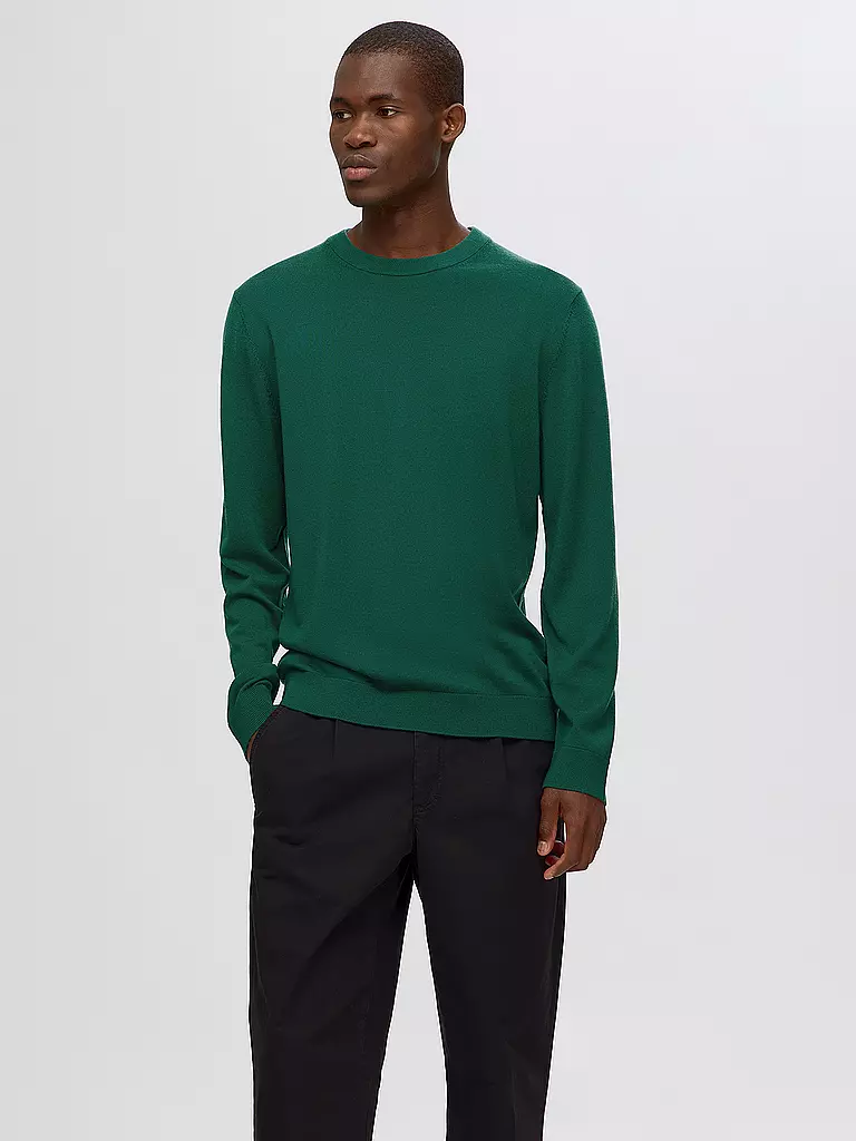 SELECTED Pullover SLHTRAY grün