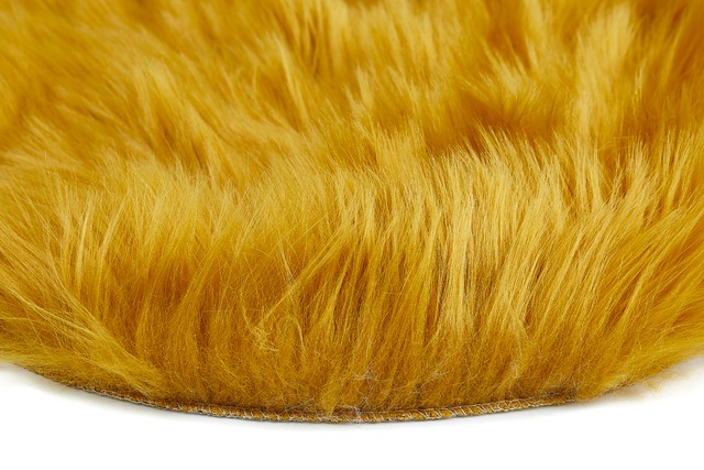 Andiamo Stuhlkissen »Stuhlauflage Ovium« Sitzauflage, rund, Ø 34 cm, Kunstfell, waschbar, 4er Set