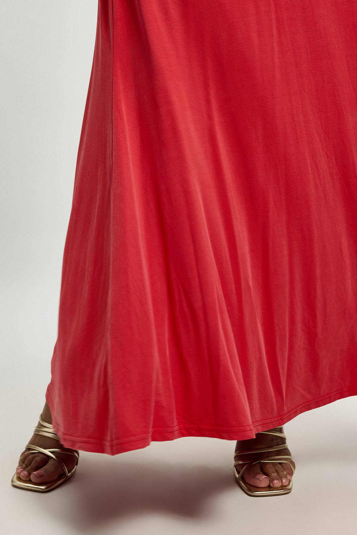 KarenMillen Robe Maxi En Jersey À Manches Longues Grande Taille