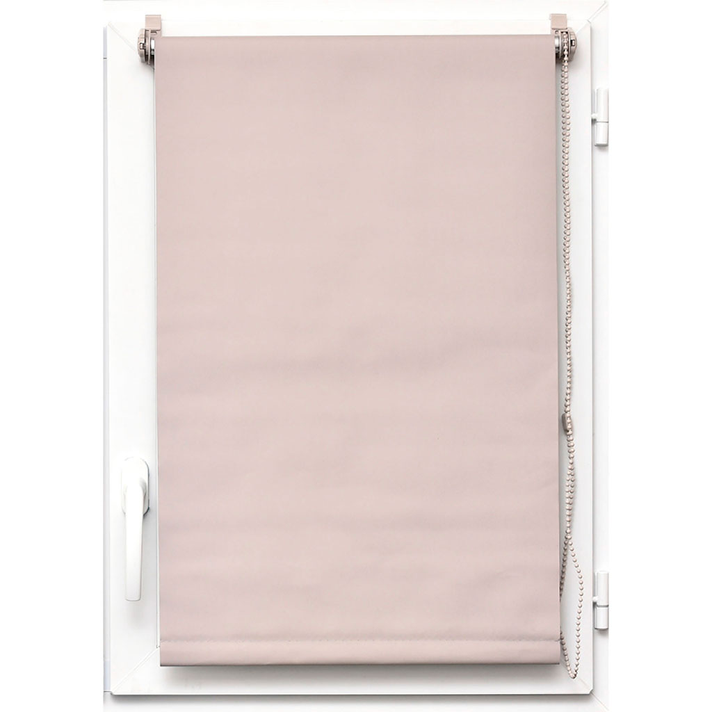 Store enrouleur occultant beige 75x180cm