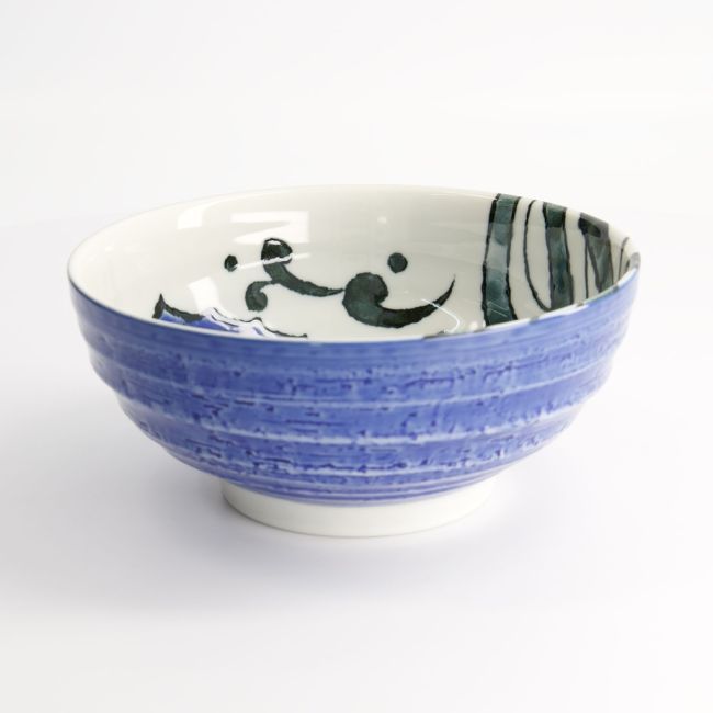 Tokyo Zeevruchten Ramenkom (Snapper blauw) 18,5x8,2cm