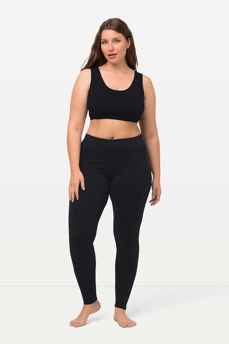 Leggings, Baumwolle, Slim, Elastikbund