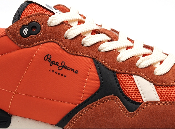 Pepe jeans basses homme brit heritage m orange