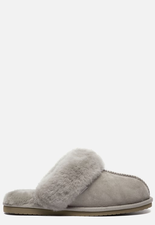 Bullboxer Pantoffels grijs Suede