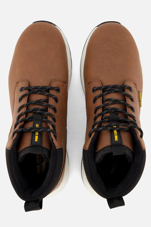 PME Legend Ribber Veterschoenen cognac