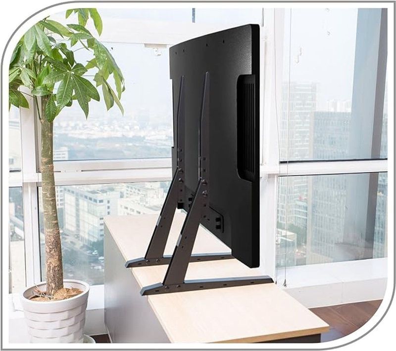 PureMounts - PM-TVS-02 - TV-meubel - Zwart - Staal