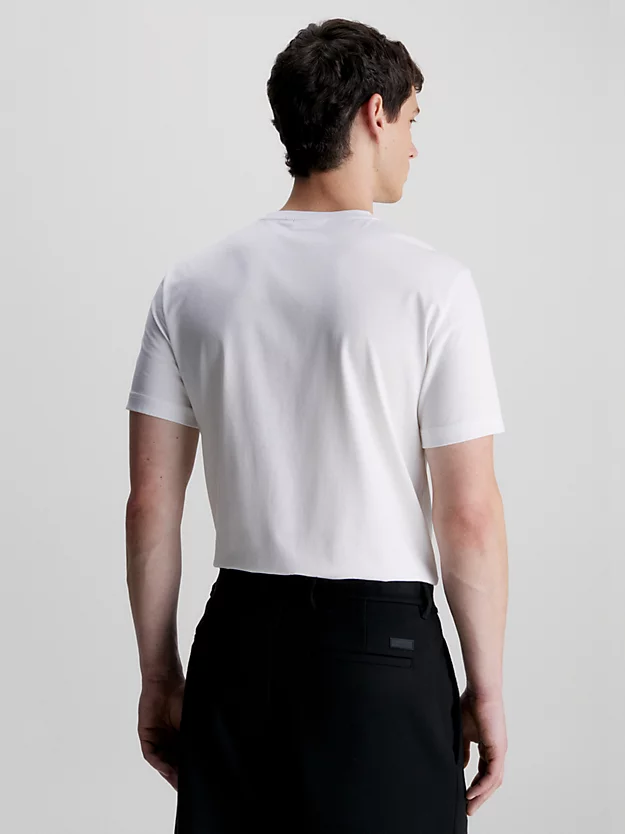 Camiseta de algodão mercerizado