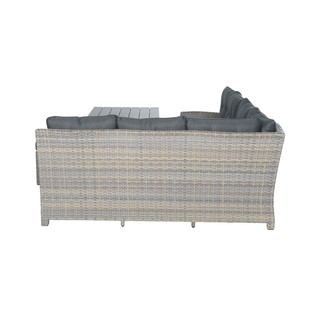 Garden Impressions Alaska 5-delige vintage willow R lounge dining set