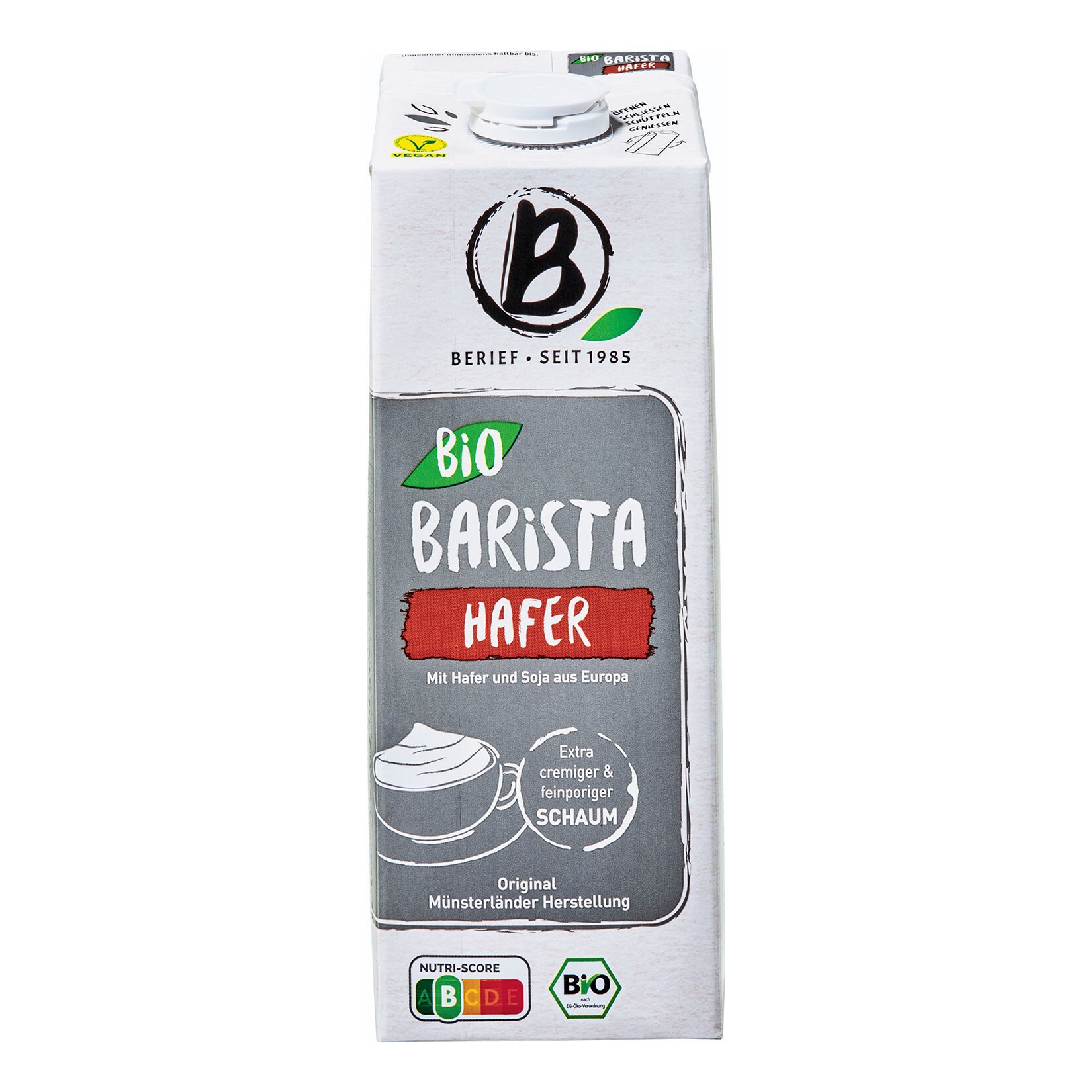 Berief Bio Barista Hafer 1 Liter, 8er Pack