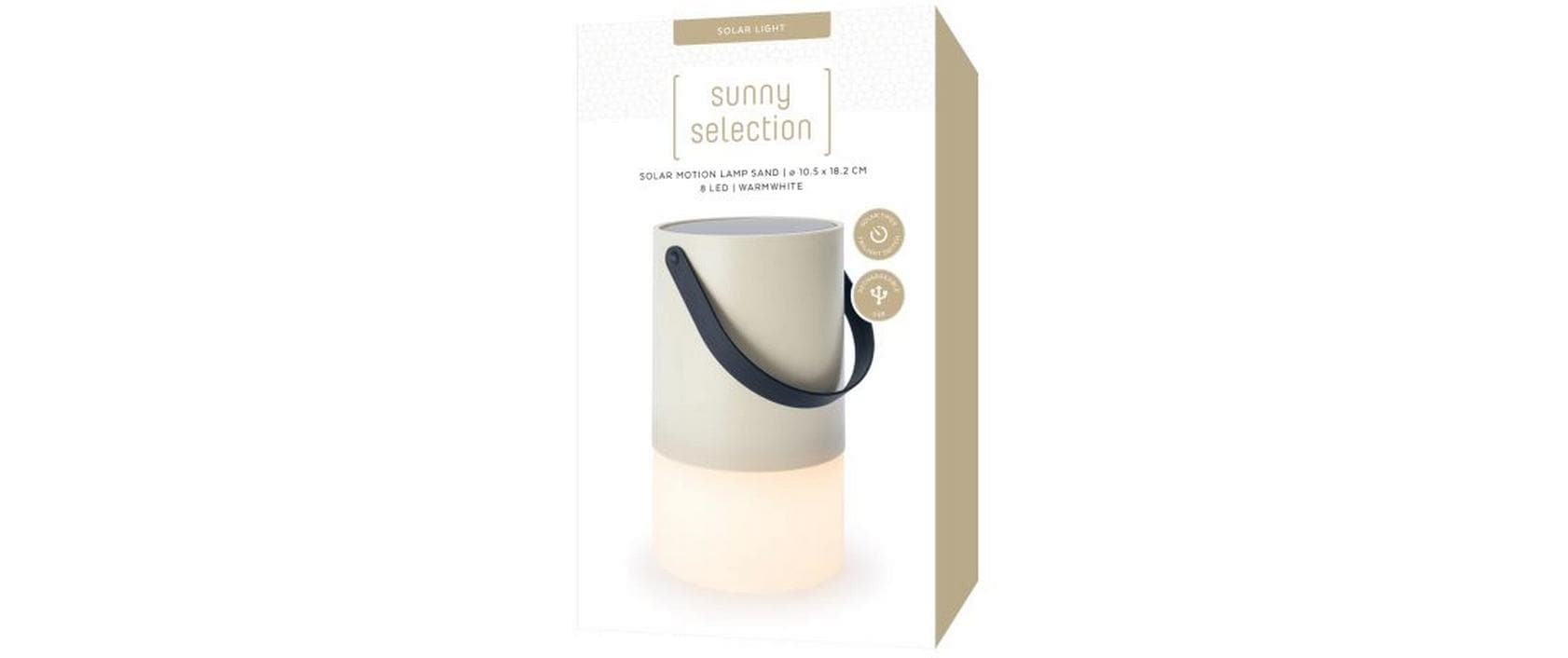 STT LED Laterne »Solar Motion Lamp« Warmweiss