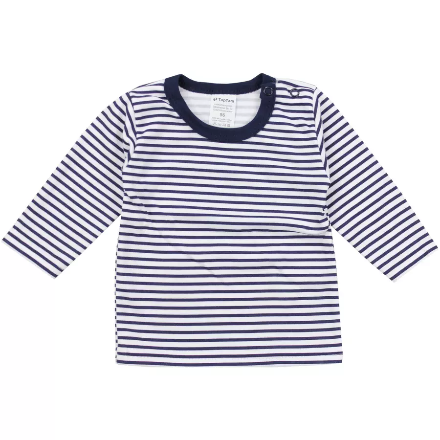 TupTam Baby Jungen Langarmshirt 5er Set grau