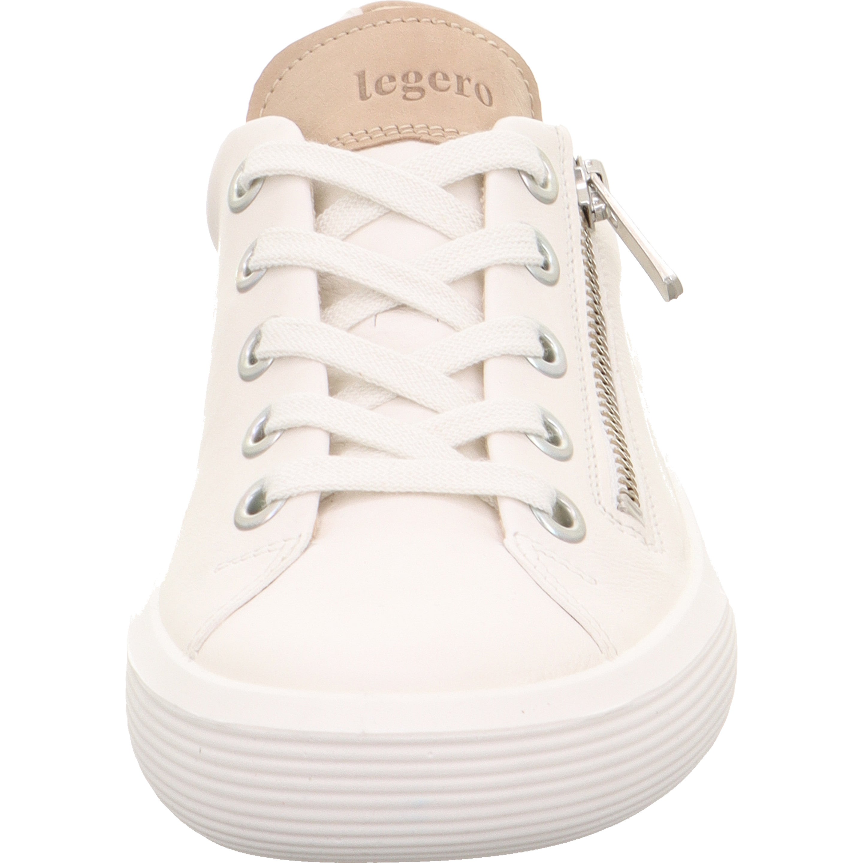 legero FRESH Damen  Sneaker low mit Schnürung - Farbe: Offwhite - Größe: 5